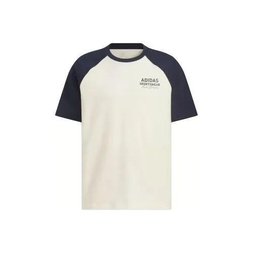 Adidas Sportlife SS25 T-Shirt Унисекс Белый Черный