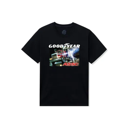 ANTI SOCIAL SOCIAL CLUB Goodyear Collaboration Черная унисекс футболка