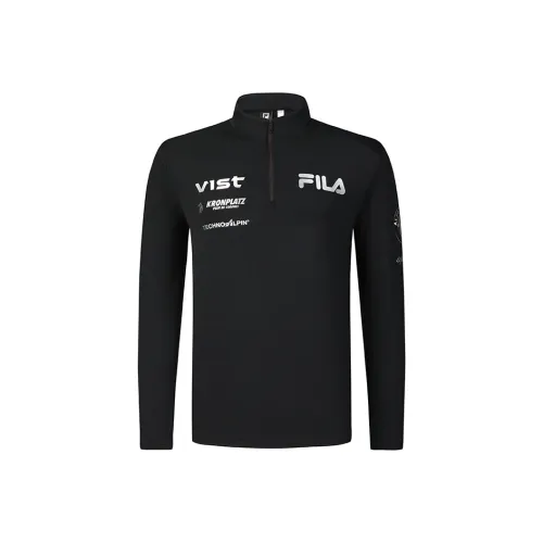 FILA Темно-черные Мужские T-рубашки