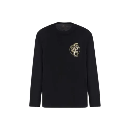 ARMANI EXCHANGEAE SS25 T Рубашка Мужская Черная