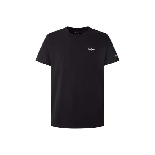 Pepe Jeans Черные Мужские T-Рубашки
