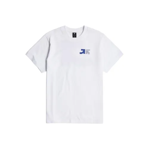 STAR Натуральная Белая Мужская T-Рубашка