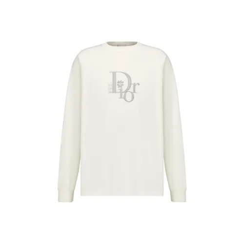 DIOR Белая Мужская T-Рубашка