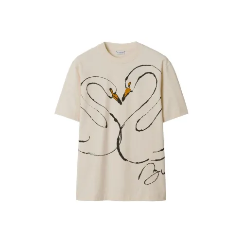 Burberry T-рубашка мужская миндально-бежевого цвета