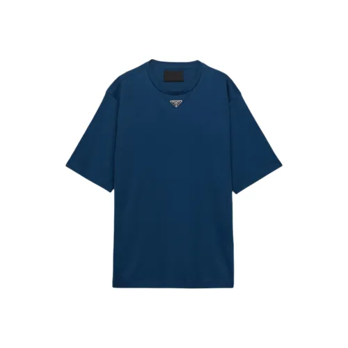 PRADA Мужские синие T-рубашки
