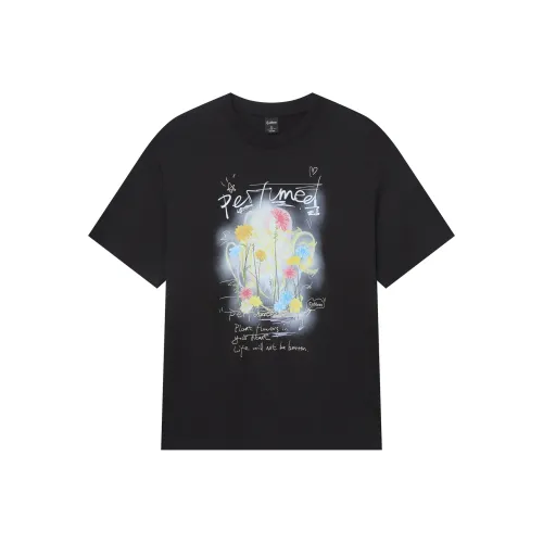 Cabbeen T-Shirt Мужской Угольный Черный 01