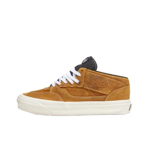 Vans Half Cab Reissue 33 Устойчивые к истиранию MID Скейтборд Кроссовки Unisex Коричневый