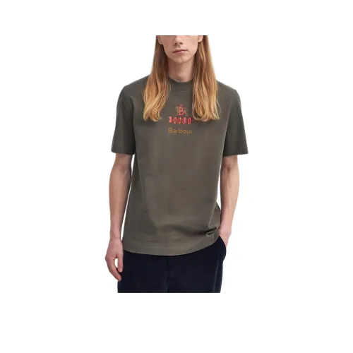 BARBOUR x BARACUTA Рубашка Мужская Зеленая