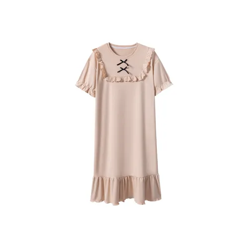 LEZIYUN Ночная сорочка Женская Абрикос