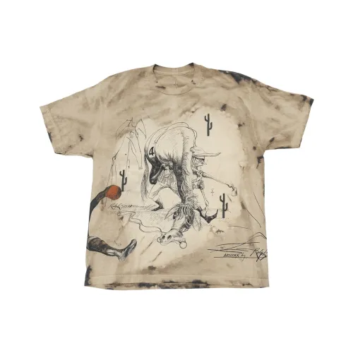 Travis Scott RALPH STEADMAN Collaboration T-Shirt Унисекс