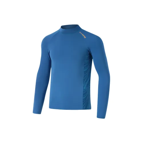 LINING Swimming Series T-Shirt Мужской Темно-сапфировый