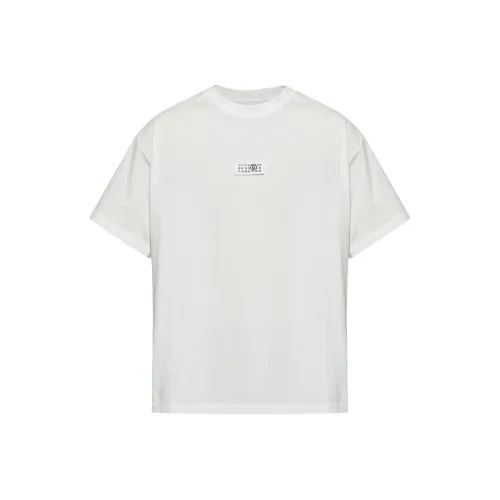 MM6 Maison Margiela совместная линия Белая Мужская T-рубашка
