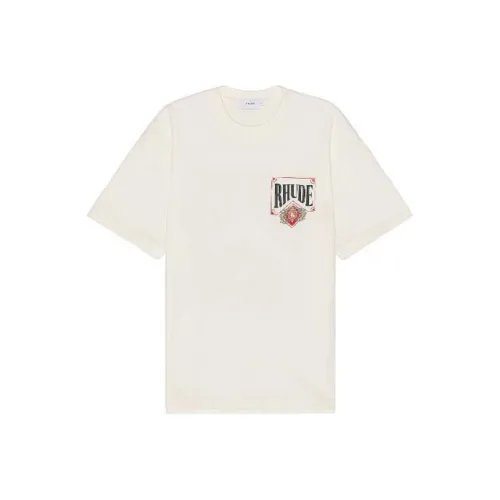 RHUDE Белая Мужская T-Рубашка