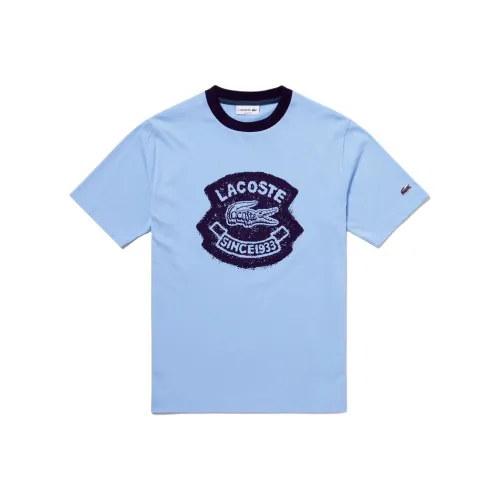 LACOSTE T-рубашка мужская светло-синяя