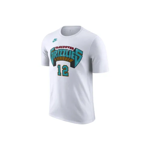 Nike Clothing Белый Зеленый Мужская Футболка