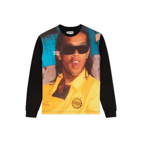 KIDSUPER STUDIOS Ronaldinho Collaboration Черные Мужские Рубашки