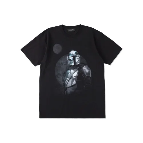 Wind And Sea Черная Унисекс Футболка