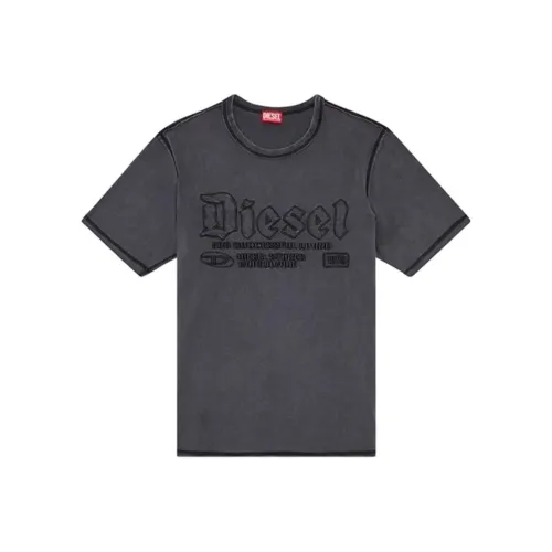 DIESEL Серый Мужской T-Рубашки