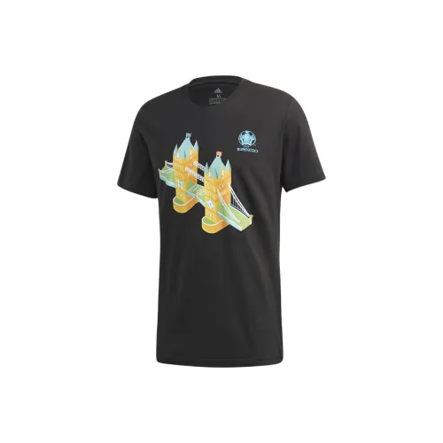 Adidas Мужские черные футболки