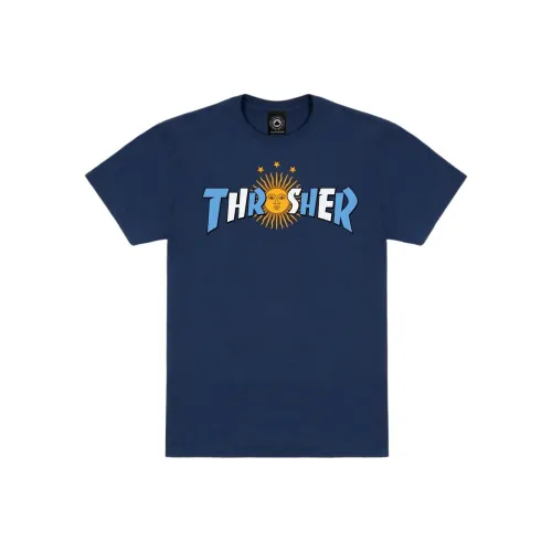 Thrasher T-Shirt Унисекс Морской Синий