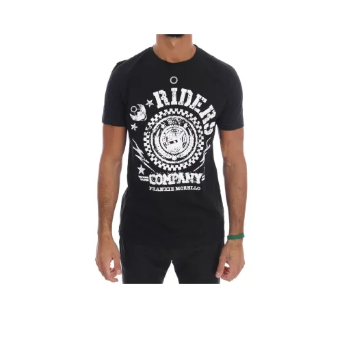 Frankie Morello T-Shirt Мужской Черный