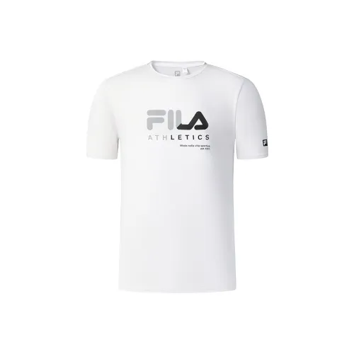FILA Фитнес Нефрит Белый WT Мужская Футболка