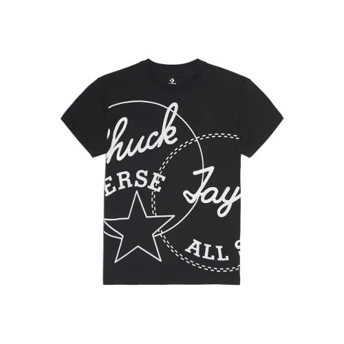Converse Chuck Patch T-Shirt Unisex Black Конверс Чук Патч Т-Ширт Унисекс Черный