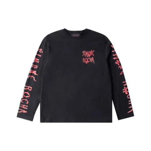 SIMONE ROCHA T-рубашка мужская черная