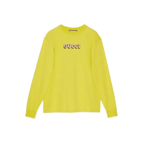 GUCCI Желтые Мужские T-рубашки