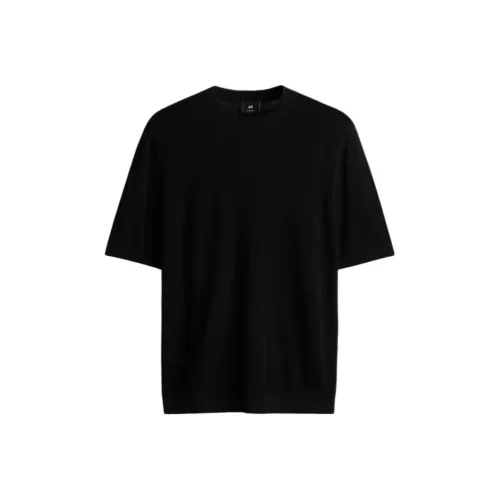 H&M Черные Мужские T-рубашки