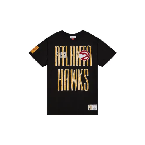 MITCHELL NESS x NBA Atlanta Hawks OG Премиум Футболка Мужская Черная