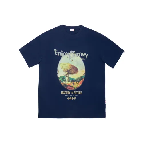 LINING Темно-синие мужские футболки