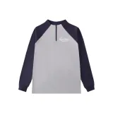 ATIME[Солнечный Пава] Дралон Длинный рукав Серый Фиолетовый