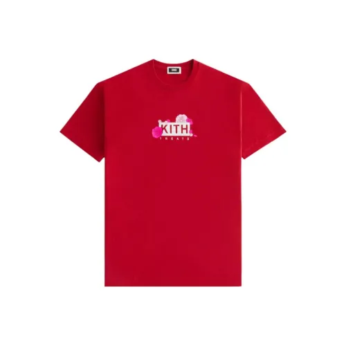 KITH Treats series T-Shirt Унисекс Красный