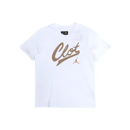 Джордан X CLOT T-Shirt Унисекс Белый