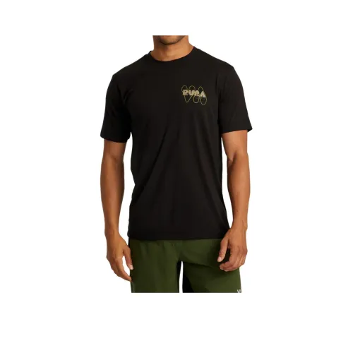 RVCA Мужская Черная T-Рубашка