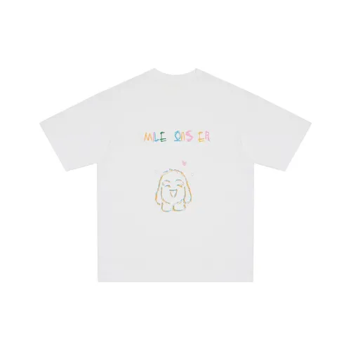 SMILEREPUBLIC x SMILE MONSTER T-Shirt Унисекс Белый