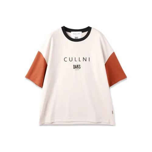 CULLNI x DAKS LONDON FW24 T-Shirt Унисекс Бежевый Многоцветный