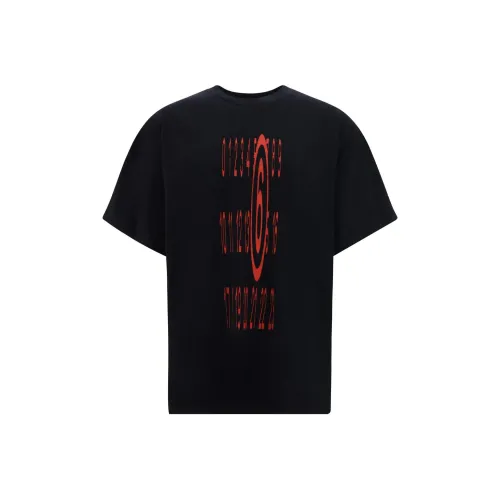 MM6 Maison Margiela совместная брендированная рубашка T унисекс черного цвета