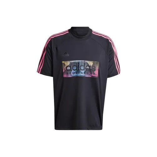 Adidas Мужские черные футболки