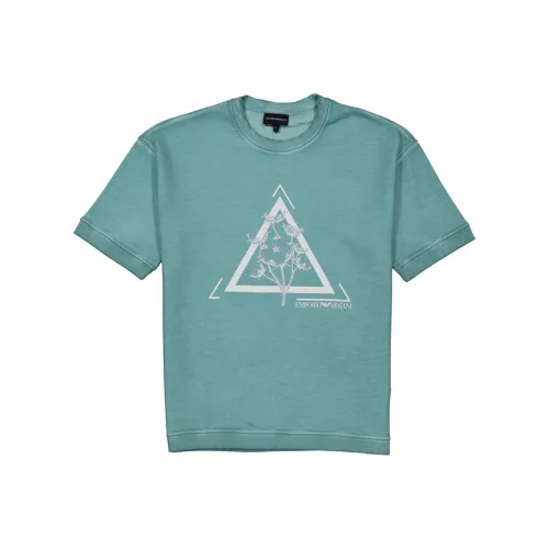 EMPORIO ARMANI Рубашка Мужская Синяя Зеленая