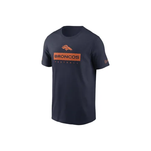 nike T-Shirt Denver Broncos Мужской Морской Синий