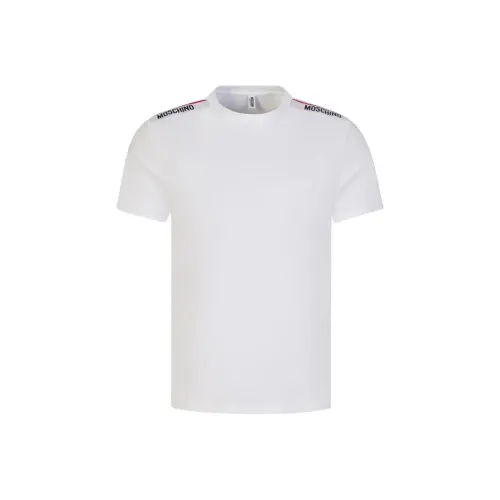 MOSCHINO Белая Мужская T-Рубашка