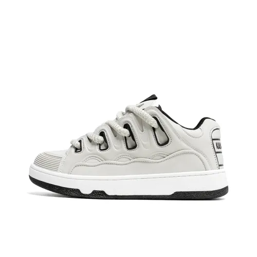 SUPEREDGE Покрытие против скольжения и износостойкие низкие кроссовки для скейтбординга унисекс серого цвета