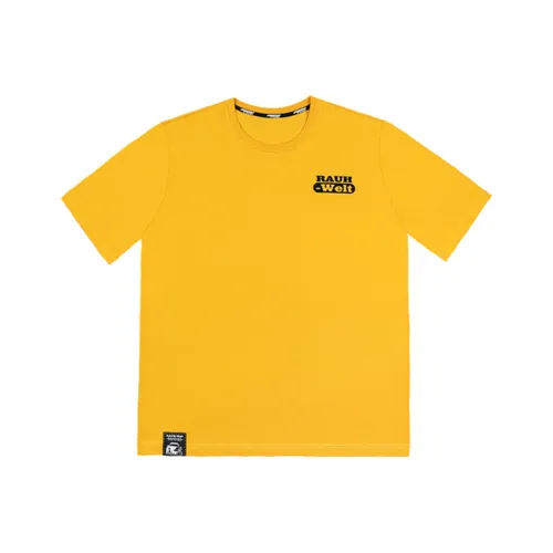 RAUH Welt BEGRIFF Короткий рукав T-рубашка унисекс Имбирно-желтый