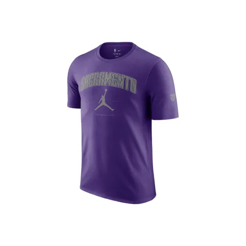 Джордан Sacramento Kings T-Shirt Мужская Фиолетовая