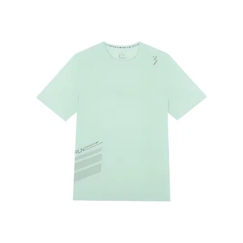 361° Running Collection Бег Т-Рубашка Мужская Sea Bubble Зеленый