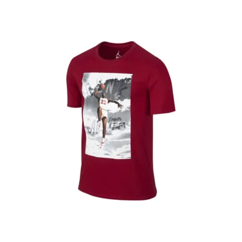 JORDAN Red Мужская T-рубашка