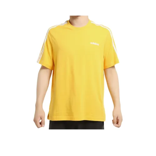 Adidas T-Shirt Мужской Золото Белый