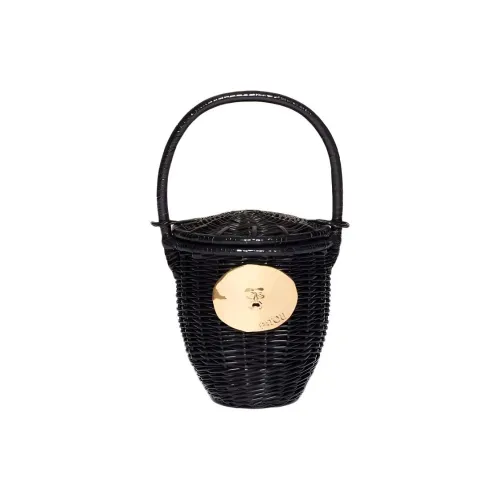 Patou Прутья ивы Сумка-ведро Сумка Женская Черная